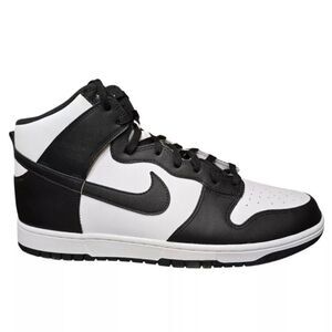 Nike Dunk High Retro Panda Black White Total Orange DD1399-105 Men's Sizes